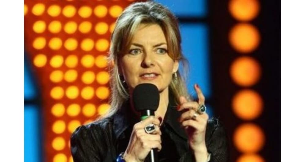 Jo Caulfield performs comedy online